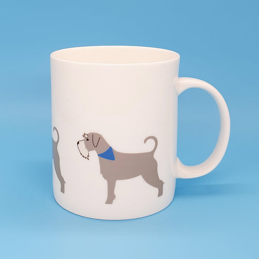 Schnauzer large bone china mug