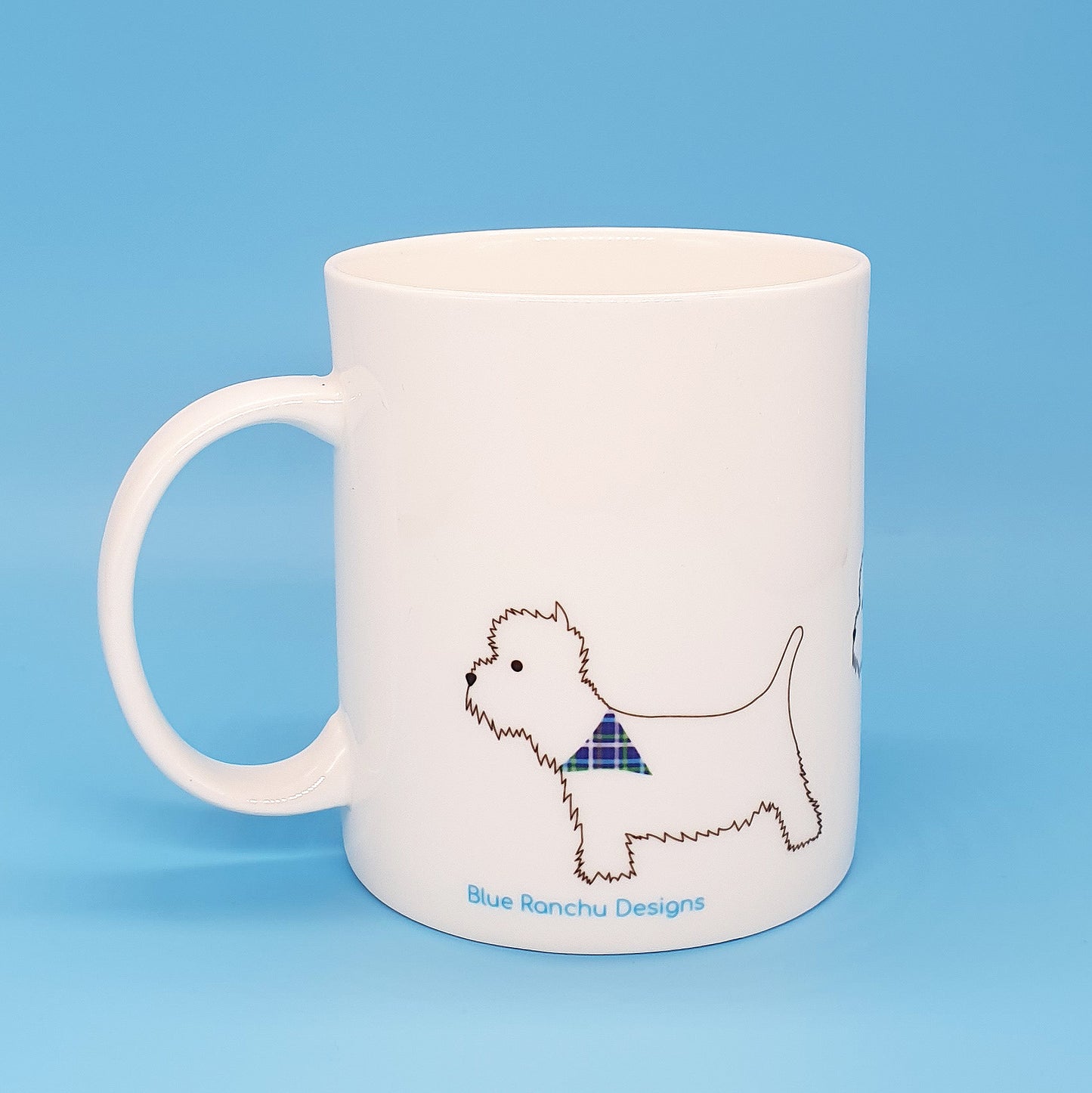 West Highland Terrier (Westie) Large Bone China Mug