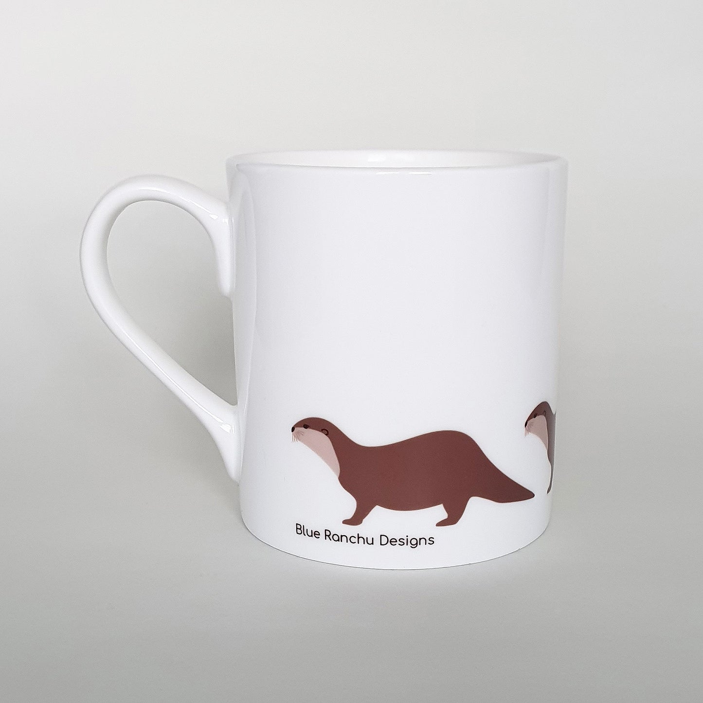 Otter bone china mug