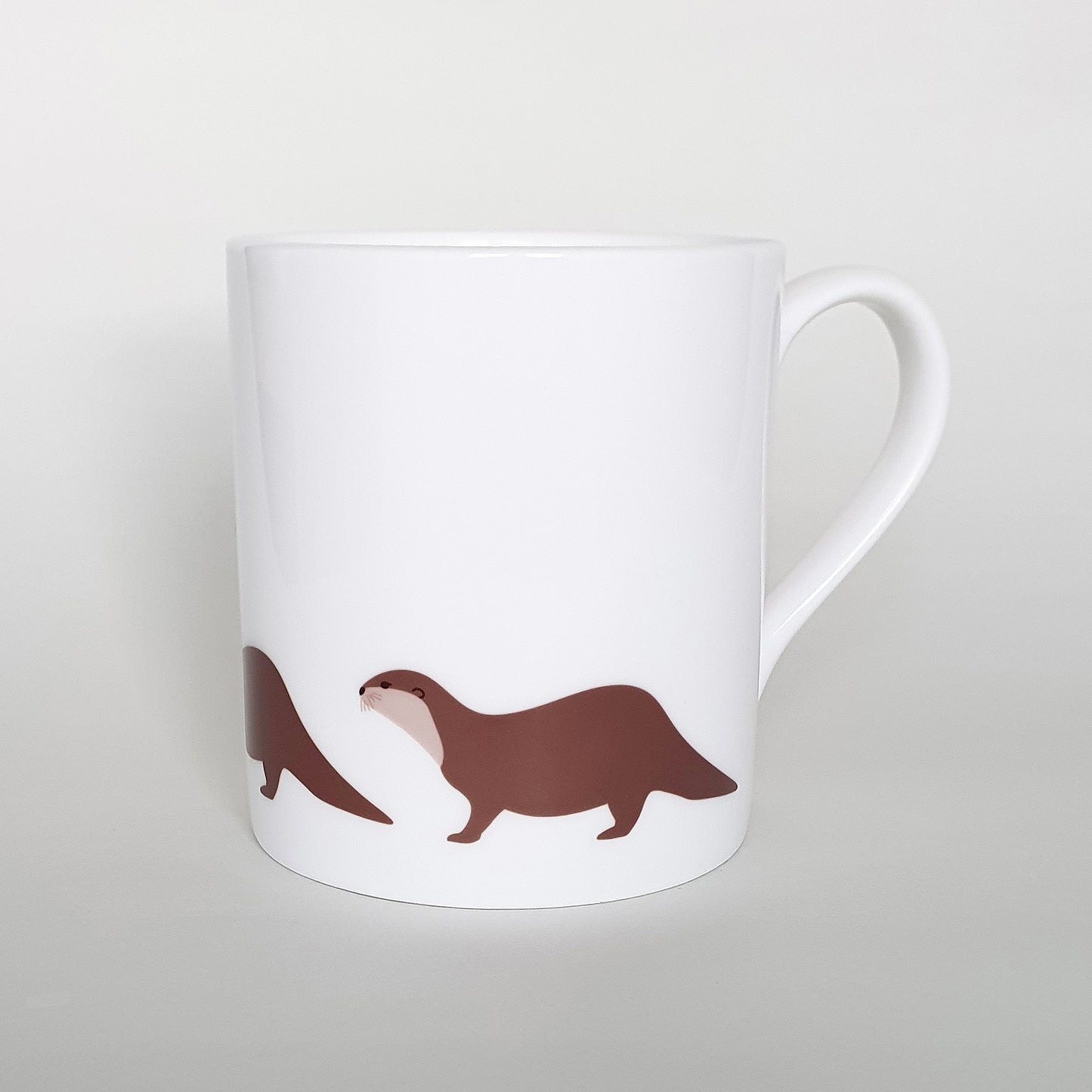 Otter bone china mug