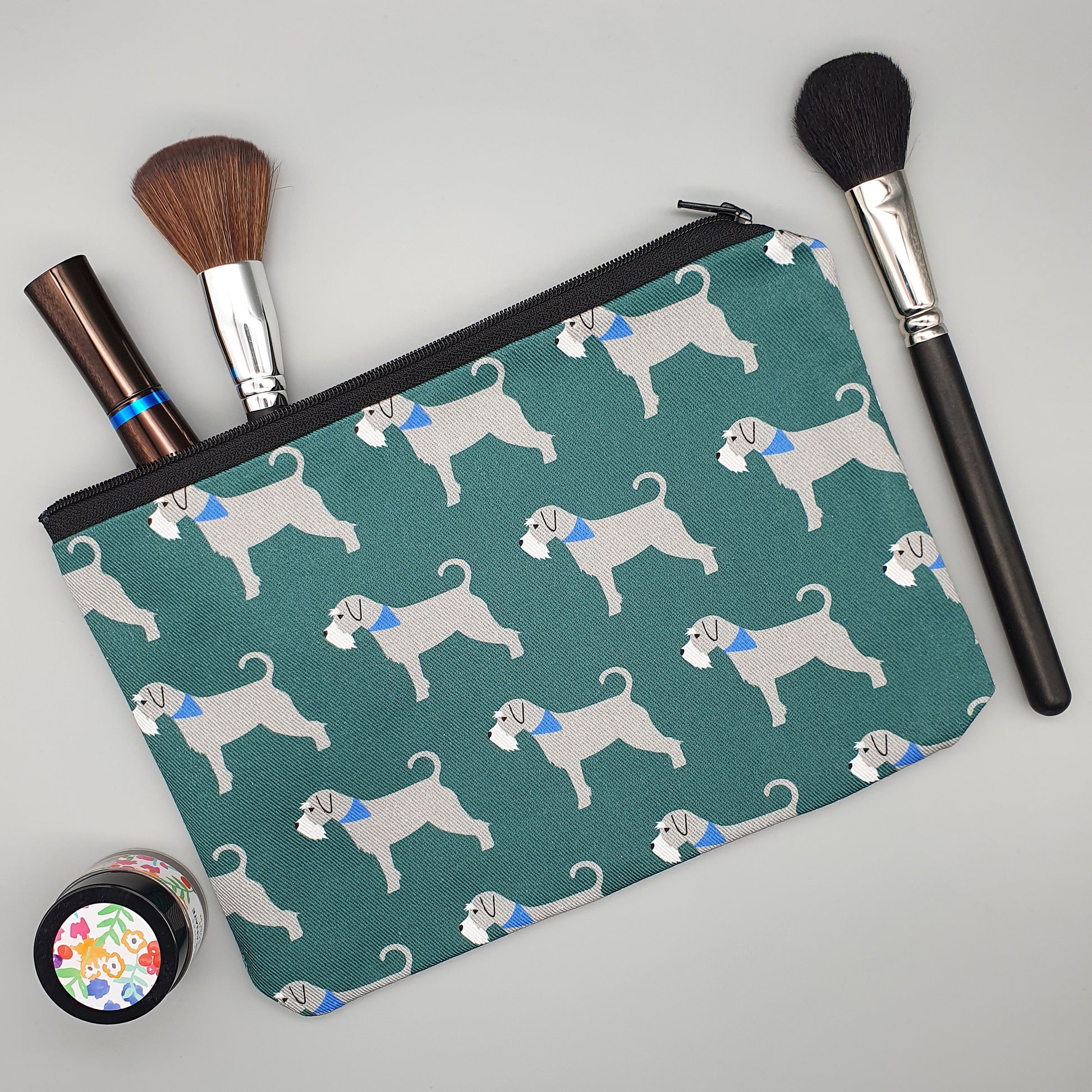 Schnauzer Makeup Bag